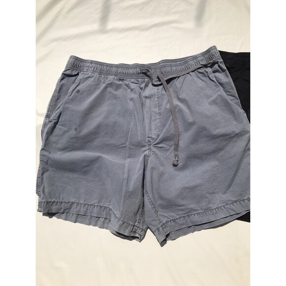 2 American Eagle Men's Trekker Shorts Above The Knee Size Large Black And Grey - Picture 7 of 9